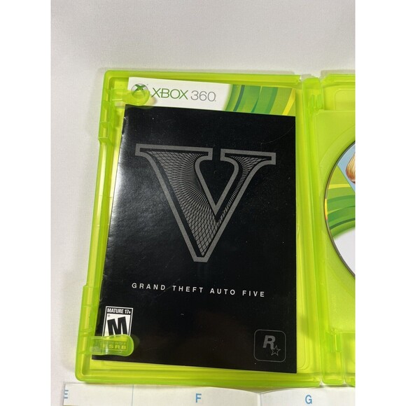 Grand Theft Auto V Xbox 360 2013 Complete with Map and Manual Tested - Picture 5 of 11